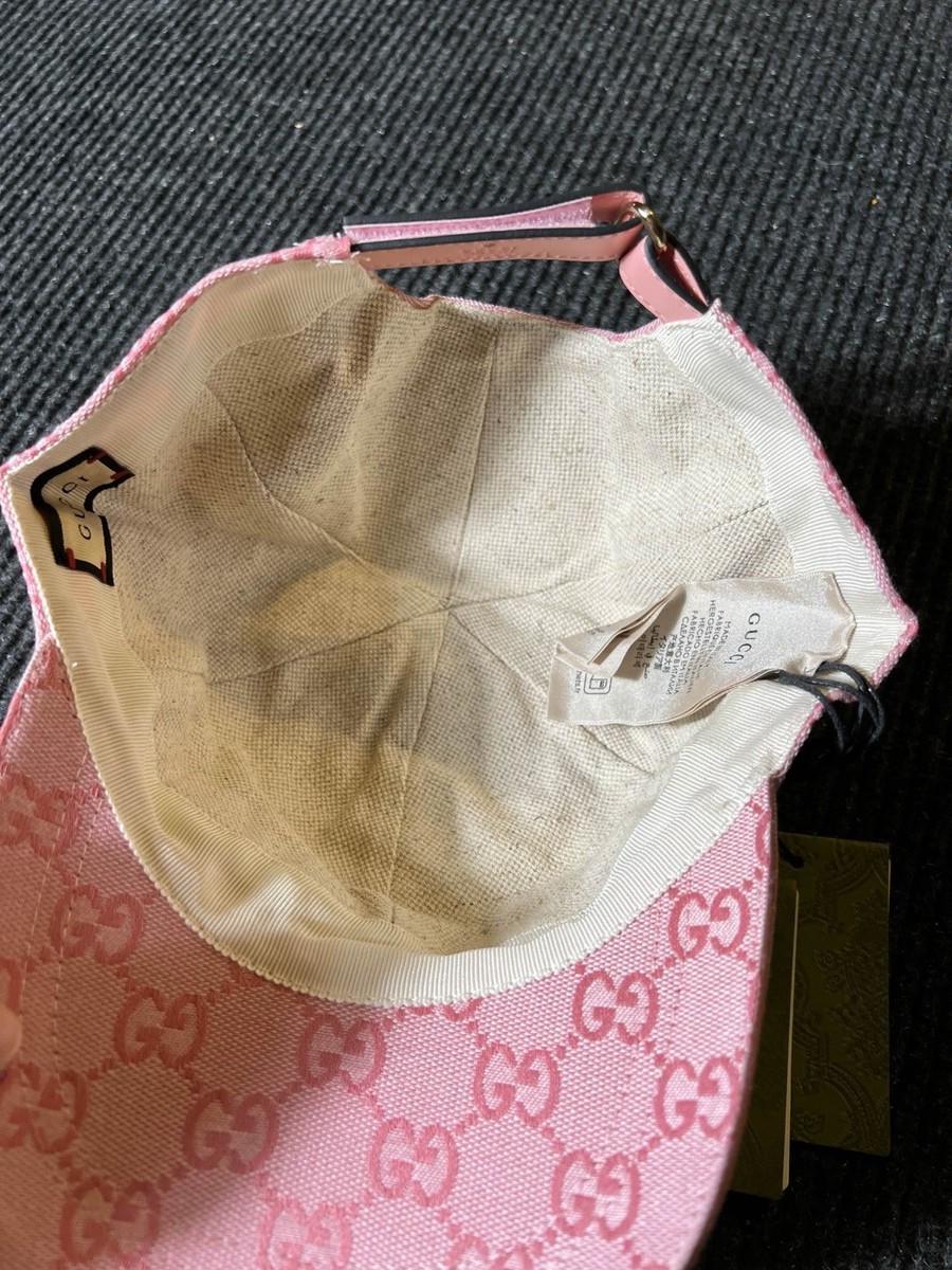GG Canvas Baseball Hat In Pink. Gucci X Palace | eBay