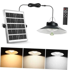 Solar Shed Lights Indoor Outdoor, Motion Sensor Solar Pendant Light Single Lamp