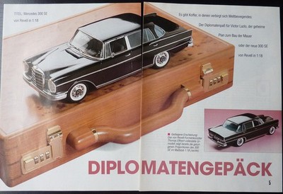 MERCEDES-BENZ 300 SE in 1-18 von Revell......ein Modellbericht #9502f