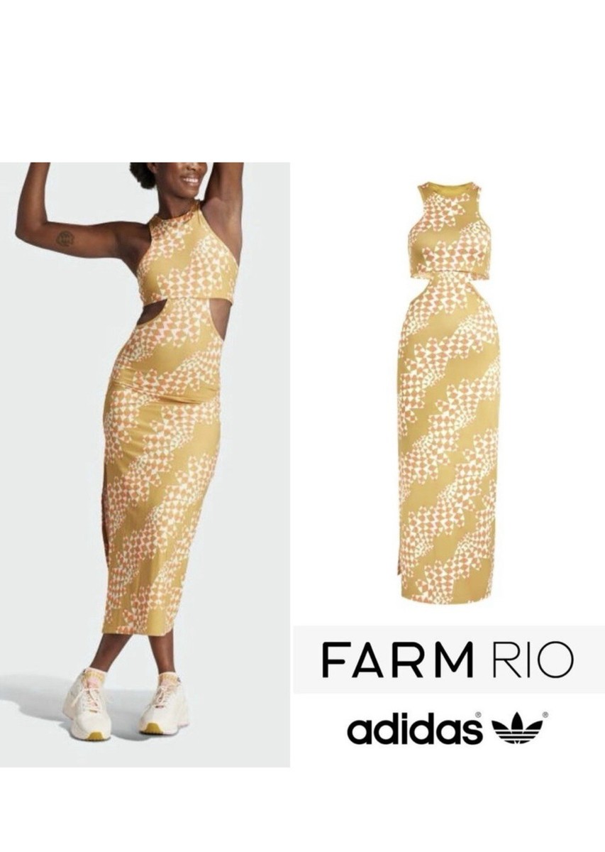 green emerald velvet dress Green Adidas Farm Rio T-Shirt Dress – FARM Rio main image 0