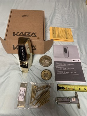 Kaba Simplex 7102/7108 series pushbutton lock - USED Works