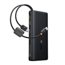 Baseus 100W Power Bank 20000mAh Built-In Dual USB-C Cables Digital Display