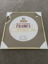 Semco Tapestry  Embroidery Frame Gold New Sealed 38cm x 38.5cm