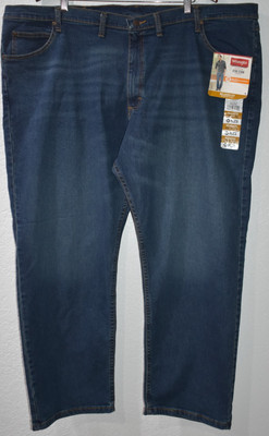 Wrangler Five Star Premium Flex Relaxed Fit Men's Blue Jeans Size 48 X 30 New