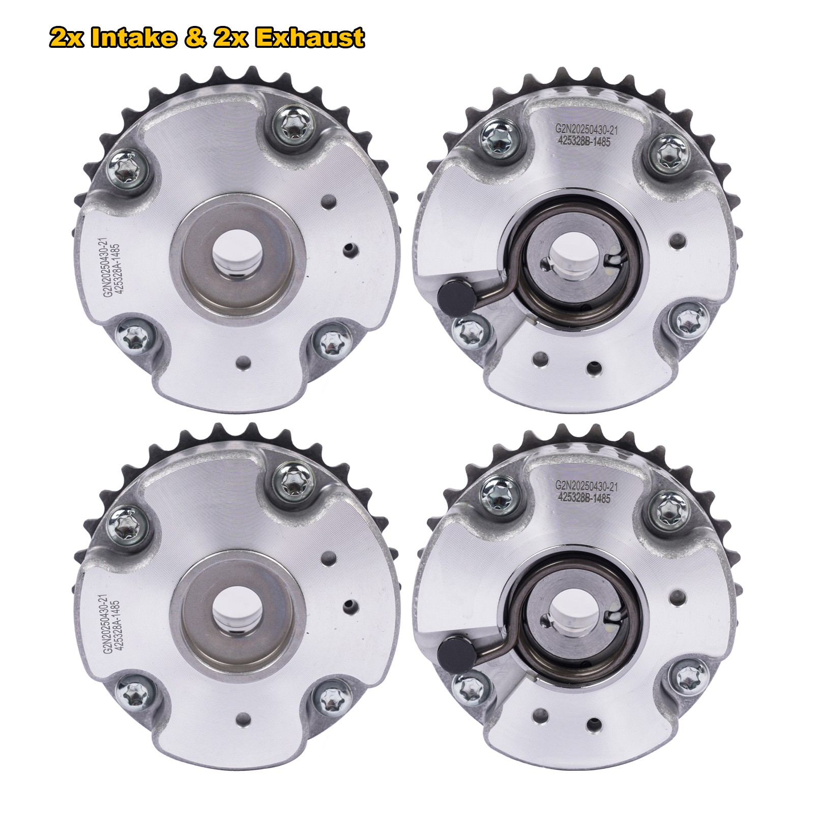4PCS Camshaft Timing Adjuster 06E109084M For Audi A4 A5 Q5 A6 A8 R8 VW Touareg