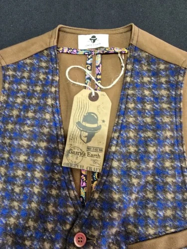 Garry's Earth Vest Handcrafted Made In Italy Size M Cod.14 image 8