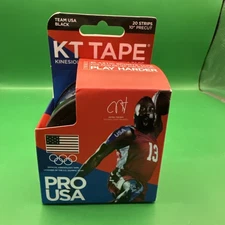 KT Tape PRO USA 20 Strips 10" precut Engineered Synthetic Kinesiology Therapeuti