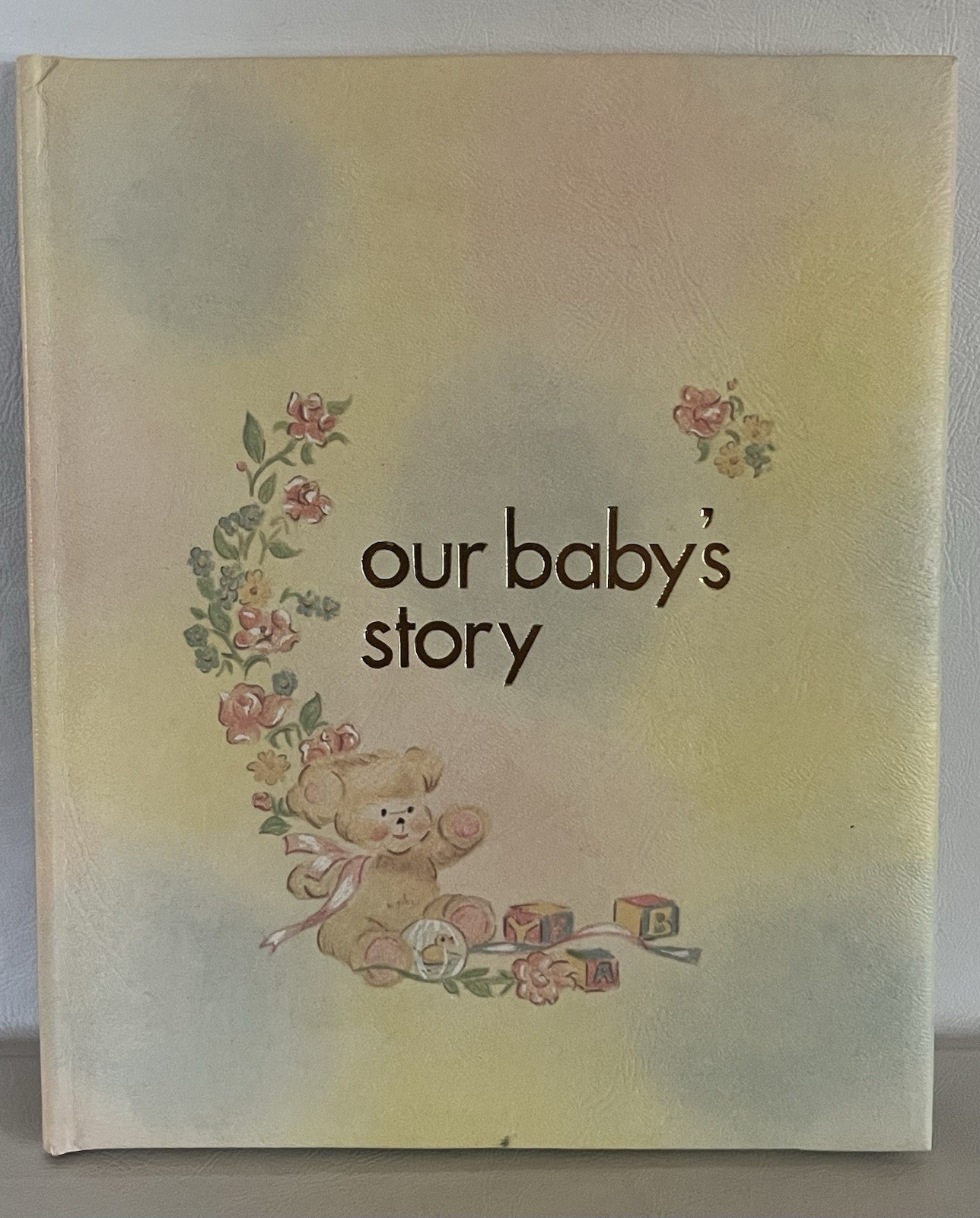 Vintage 1970s Baby Record Book by Sanitoy "Our Baby’s Story"