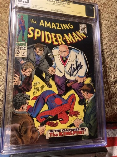 Amazing Spider-Man #51  Cgc 6.5 Signed By Stan Lee & John Romita ..!!!