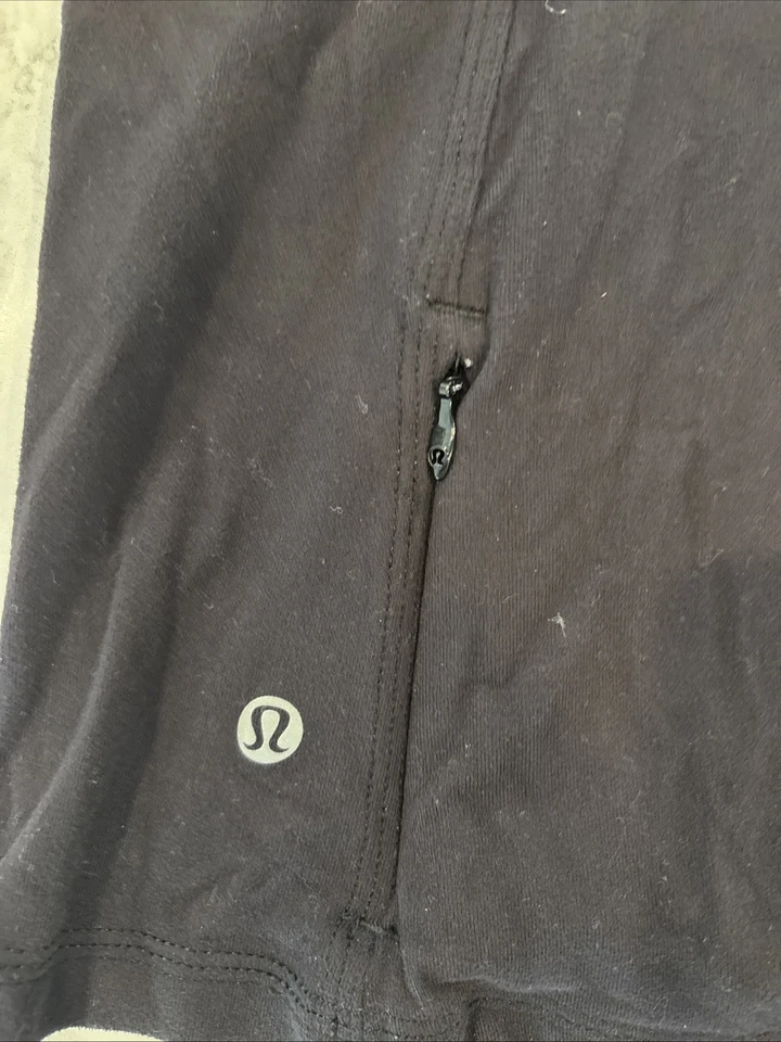 Lululemon Size 6 Kanto Run Catch Me Long Sleeve Top Thumbholes  Black - Image 3 of 4