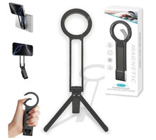 Magnetic Phone Tripod Stand for iPhone, Ma38 Portable Phone Holder Mini Tripod