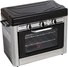 Camp Chef Outdoor Camp Oven, Black/Silver, 31" H X 24" W X 18" L