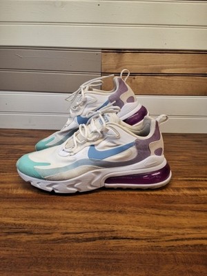 Nike Air Max 270 React AT6174-002 Multicolor Running Shoes Sneakers Women's 8