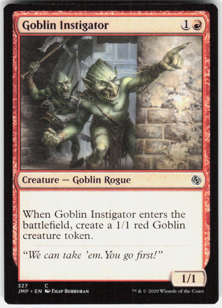 Goblin Instigator C Jumpstart 327 NM Filip Burburan