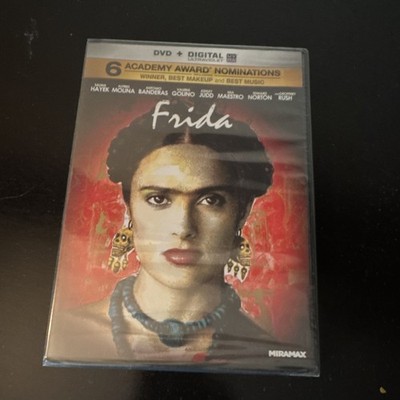 Frida DVD + Digital Ultraviolet Miramax Widescreen 2002 Salma Hayek Molina
