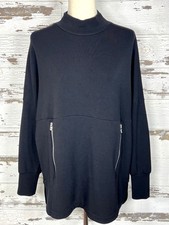 VARLEY Bay Sweat Doublesoft Long Sleeve Pullover Black Sz S VAR01225 NWOT