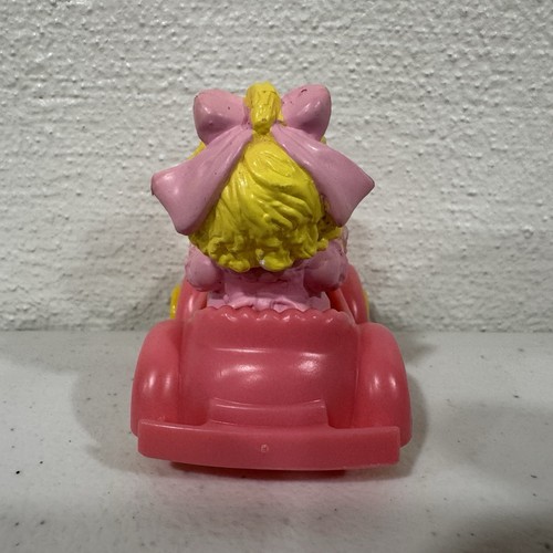 Figura de juguete Happy Meal vintage 1986 McDonald's Muppet Babies Miss Piggy coche rosa - Imagen 4 de 7