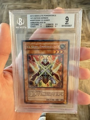 BGS 9 Yu-Gi-Oh! XX-Säbel-Emmersklinge Absolute Powerforce 1.A. ABPF-DE081
