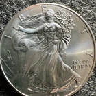 2014 U.S. American Silver Eagle BU  + 2014 National Baseball  Proof Half-Dollar