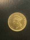 1874 Gold $1 Indian Princess Head One Dollar Coin #2201