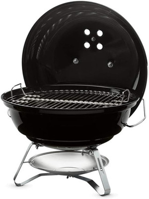 Weber Jumbo Joe Charcoal Grill, 18 Inch, Black   Lightweight Portable Kettle BBQ