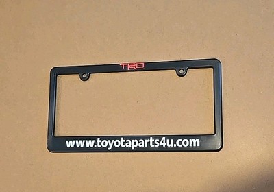 TRD License Plate Frame Toyota Racing Development 