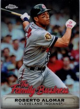 2019 Topps Chrome - The Family Business Roberto Alomar #FBC-3 - Indians Guardian