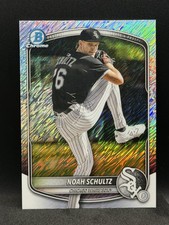 2025 Bowman Chrome - Prospects Noah Schultz #BCP-177 Shimmer Refractor (RC)