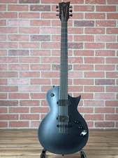 ESP LTD EC-1000 Baritone Electric Guitar - Charcoal Metallic Satin