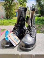 Para-Trooper Jump Boots Model 975 Made in the USA Black Size 8 Munson Last NEW