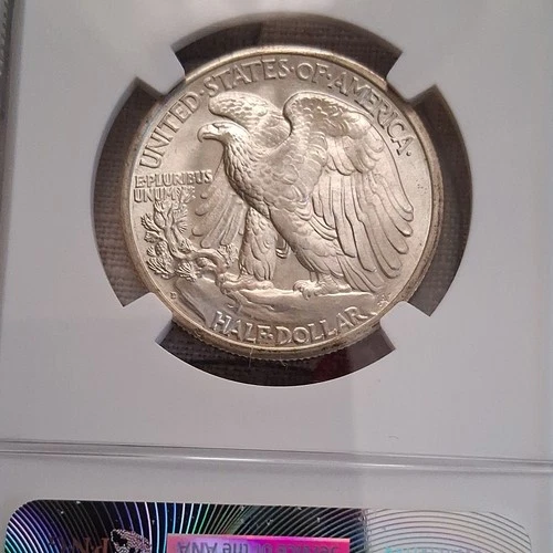 NGC MS 66 1943-D Walking Liberty Half Dollar Silver 2723592-014