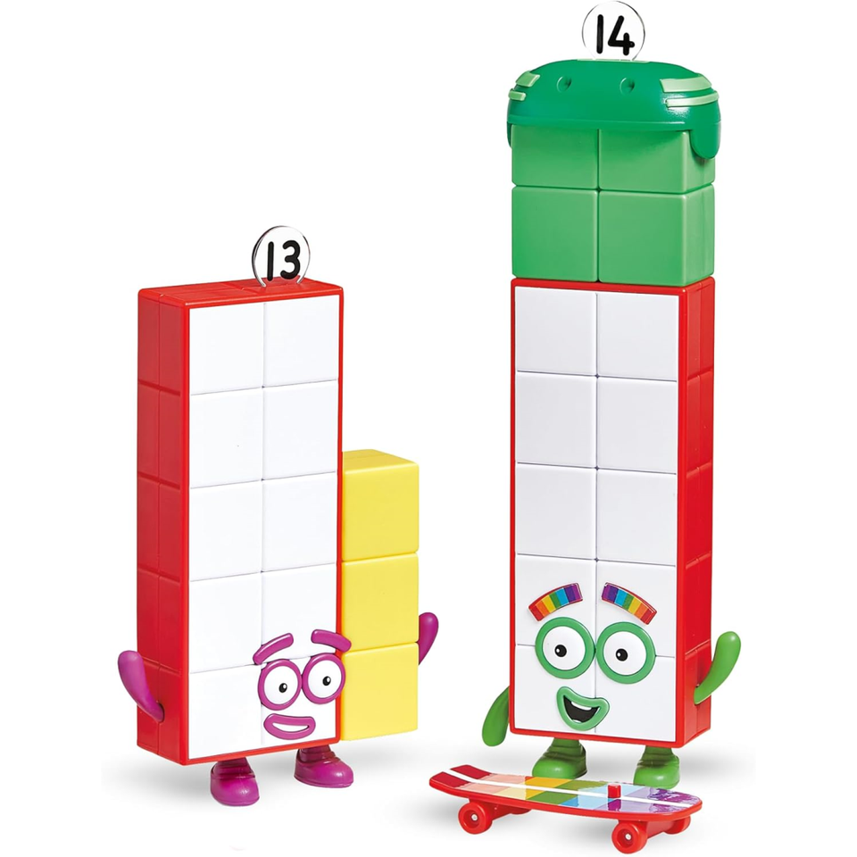 Learning Resources Numberblocks Friends 13 and 14 Learning Toy Figures ...