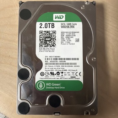 WD Western Digital Green 2TB HDD Internal Hard Drive Desktop PC Storage Tested