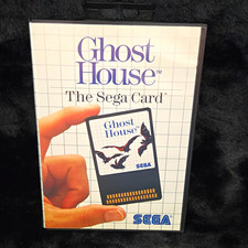SEGA Ghost House CIB Sega Master System Sega Card Game w/ Manual Included (1986)