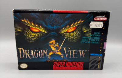  Dragon View Super Nintendo SNES OVP CIB inkl. Poster NTSC