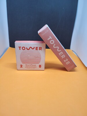 Tower 28 BUNDLE Beach Please Luminous Tinted Balm ~RUSH HOUR~ & ShineOn ~OAT~