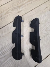 1990-91 Honda Crx Door Jamb Latch Striker Bracket Pair W/ Hardware 