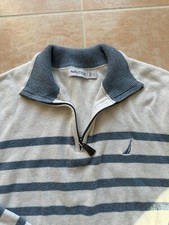 Nautica Sweater pullover 1/4 zip - cotton men size L