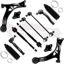 12x Front Lower Control Arm Tie Rod End Ball Joint For 2003-2008 Toyota Corolla
