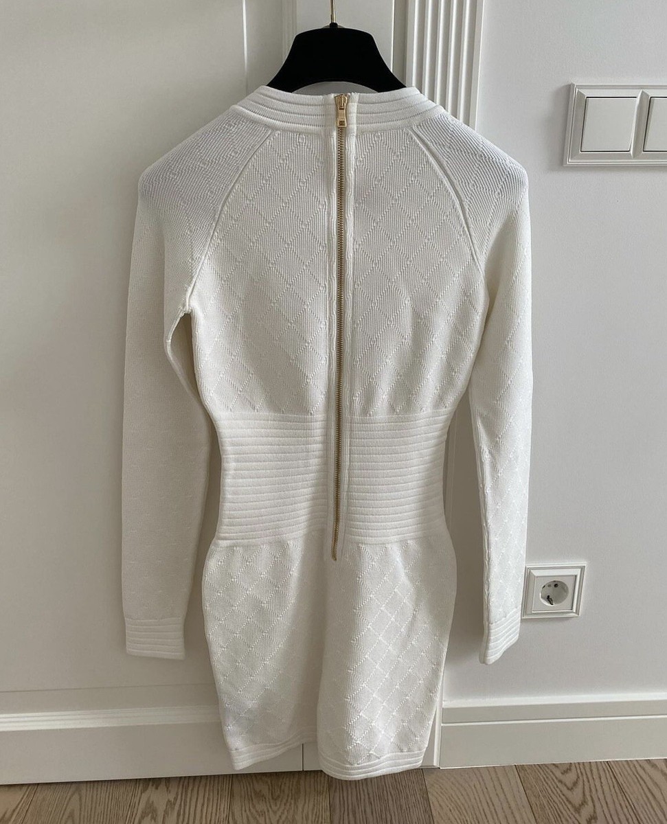 Balmain DN1FE809TDVYUBK 関税送料込 Metallic flocked Balmain sweatshirt gold gold - Men | BALMAIN
