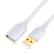 Besgoods USB Extension Cable 10 ft Type A Male to A Female USB 2.0 Cable Exte...