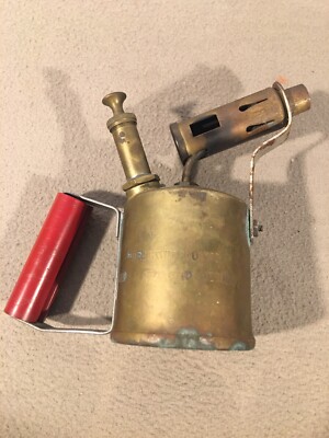 Vintage BLOW TORCH Lamp K F ERIKSSON'S THREE CROWNS ESKILSTUNA SWEDEN