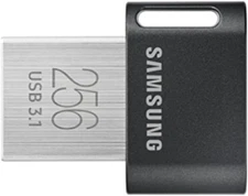 SAMSUNG MUF-256AB/AM FIT plus 256GB - 300Mb/S USB 3.1 Flash Drive, Gunmetal Gray