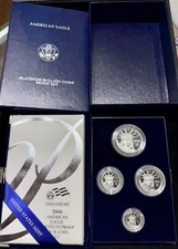 2006-W American Platinum Eagle 4 Coin Proof Set OGP