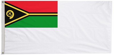 Vanuatu Marine Fähnrich Flagge mit Ösen - Handarbeit in Großbritannien