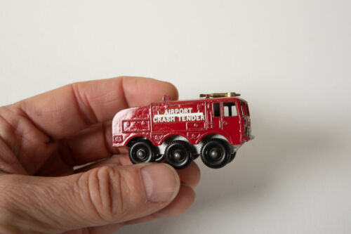 Matchbox Fomite Crash Tender (R4E-3) Lesney (JSF6) Serie 63 Aeroporto Rosso - Foto 2 di 8