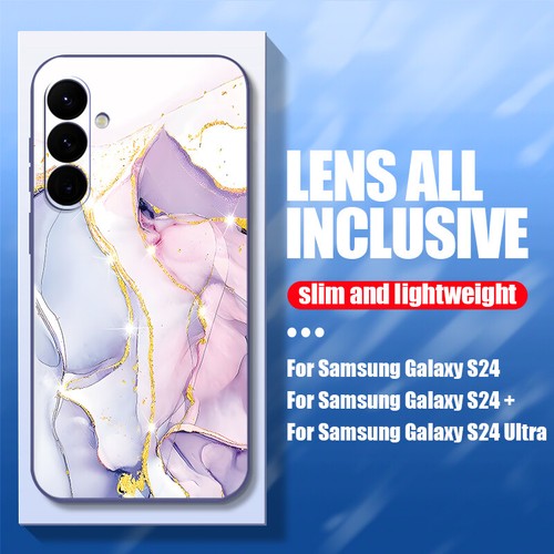 Phone Case For Samsung Galaxy S25 S24 Ultra S23 FE S22 S20 Silicone Marble Cover - Picture 23 of 33
