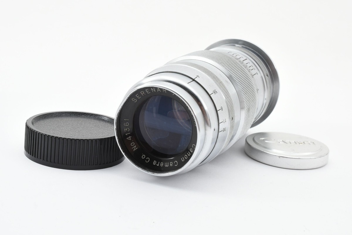 Canon Serenar 100 mm F4 f/4 Lens Leica LTM M39 SN 41361 Lens Canon Serenar 100 mm F4 f/4 Lens Leica LTM M39 SN 41361 Lens