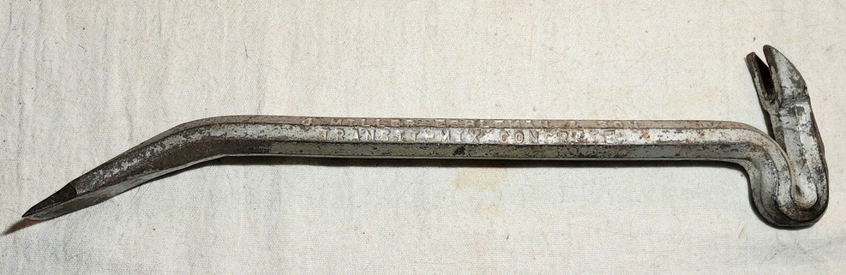 ANTIQUE PRY BAR OPENER ADVERTISING J MILLER ESHLEMAN SON TRANSIT