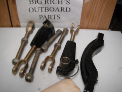 Mercury Quicksilver Tie Down & Thrust Block Assembly & INSTRUCTIONS A-52380A1